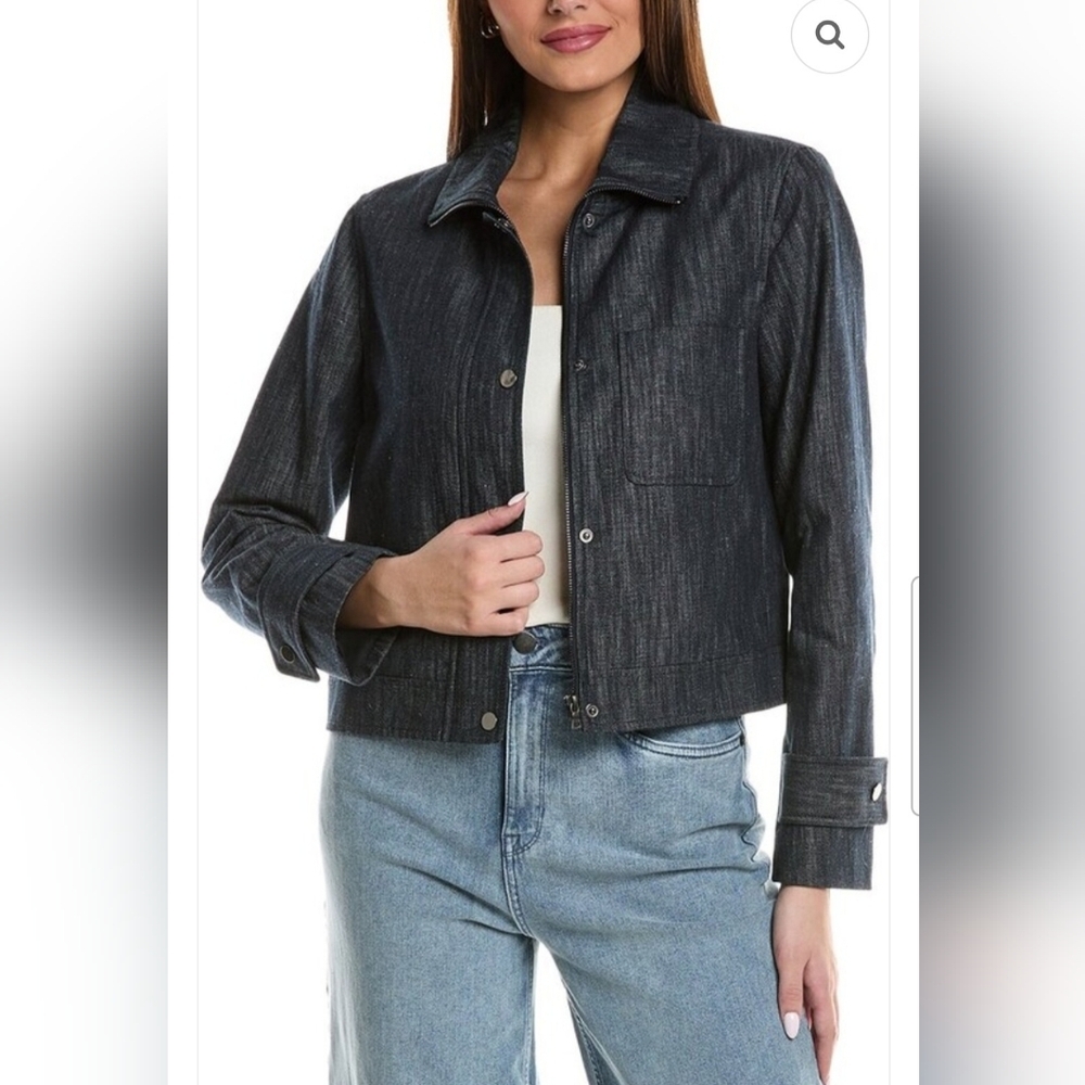 Kenneth Cole women's Twill Jacket Size L, NEW